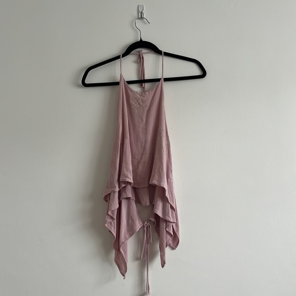 Cute backless final touch blouse